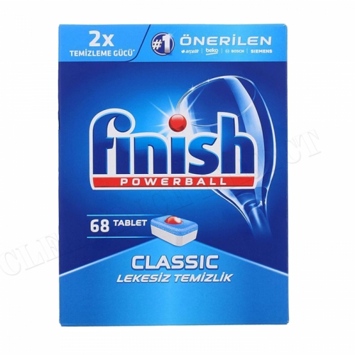 Finish Powerball Classic Dishwasher Tablets 68s Household Products