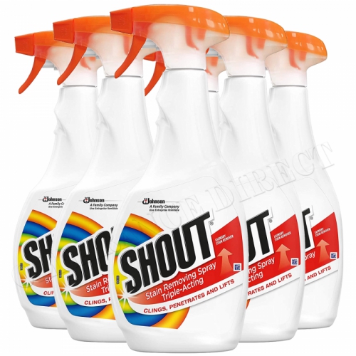 Shout Active Enzyme Laundry Stain Remover Spray, Triple-Acting Formula  Clings, Penetrates, And Lifts 100+ Types Of Everyday Stains